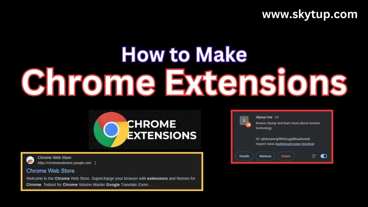 How to create google Chrome Extension in javascript for personal or Professional use